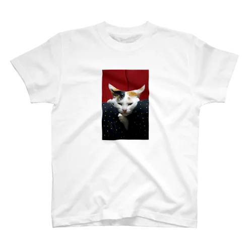 妖怪美少女猫びわちゃん Regular Fit T-Shirt