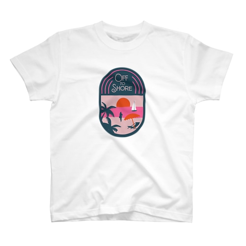 オフショア　off to shore　 Regular Fit T-Shirt