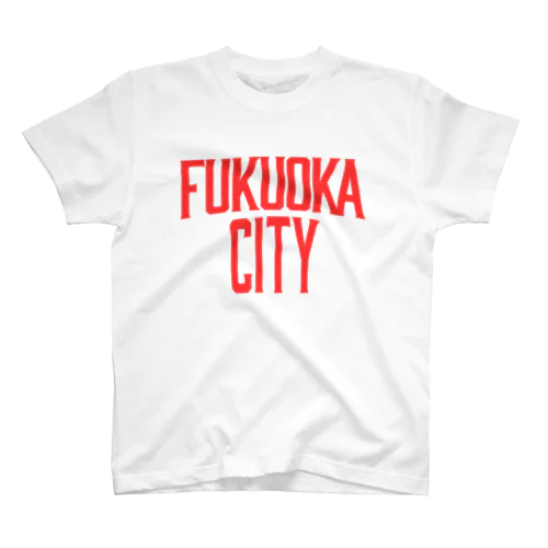 福岡シティTシャツ（レガシー赤）  티셔츠