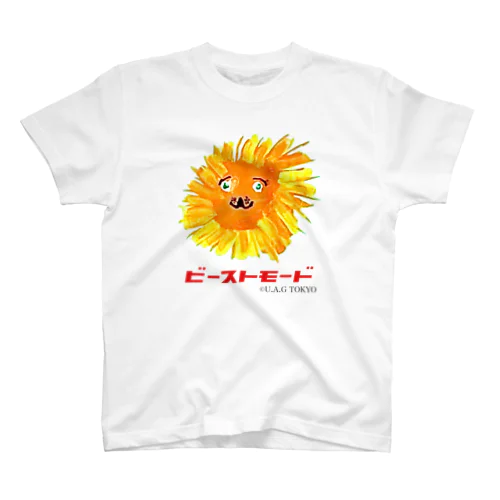 Ken‘s Lion 表裏プリント Regular Fit T-Shirt