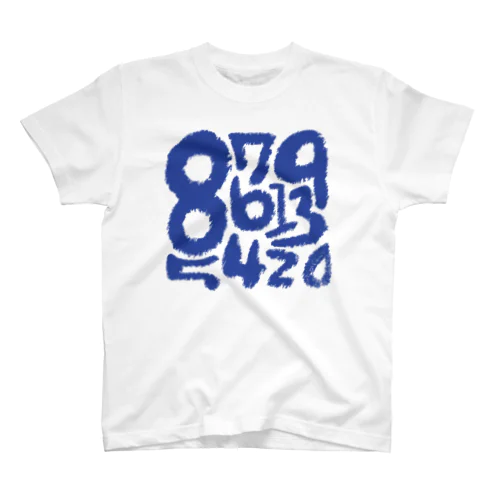 NUMBER＿Tシャツ（ネイビー） スタンダードTシャツ