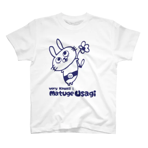 まつげうさぎ Regular Fit T-Shirt