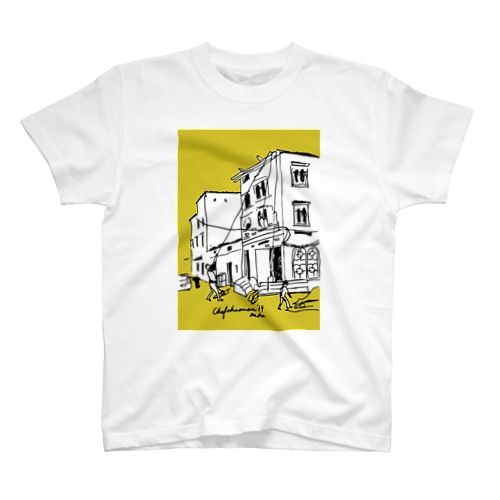 荷物を引く男 Regular Fit T-Shirt