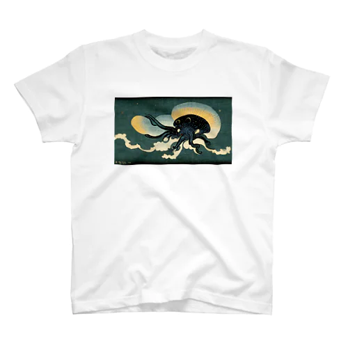 Ukiyoe Octopus Regular Fit T-Shirt