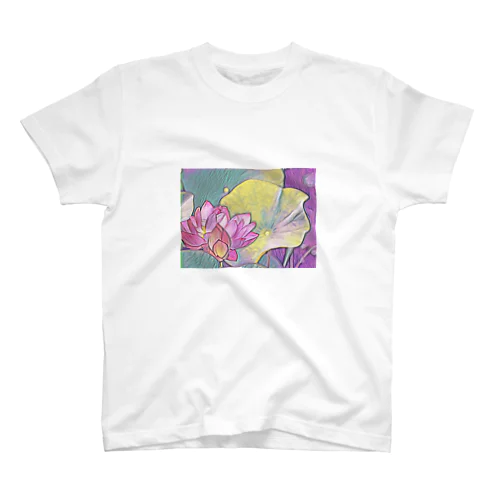 清らかな心・蓮の花 Regular Fit T-Shirt