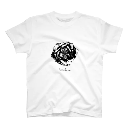 【Vive la vie】Rose スタンダードTシャツ