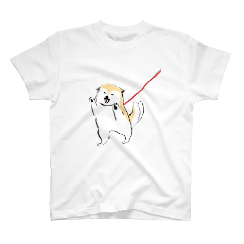 柴犬　おか〜しゃ〜ん【せいこせんせい】 スタンダードTシャツ