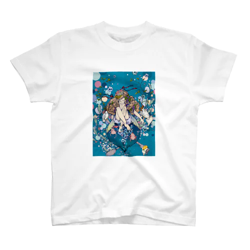 泡の中の女の子 Regular Fit T-Shirt