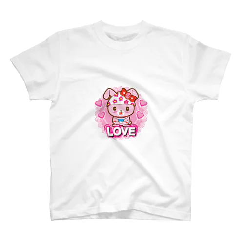 うさっちゃわんちゃん Regular Fit T-Shirt