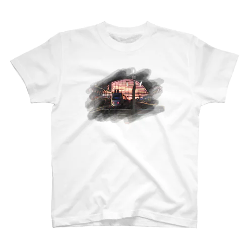 ドイツの風景：フランクフルト中央駅 スタンダードTシャツ