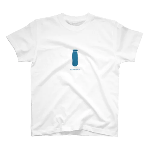 milk bottle_blue Regular Fit T-Shirt