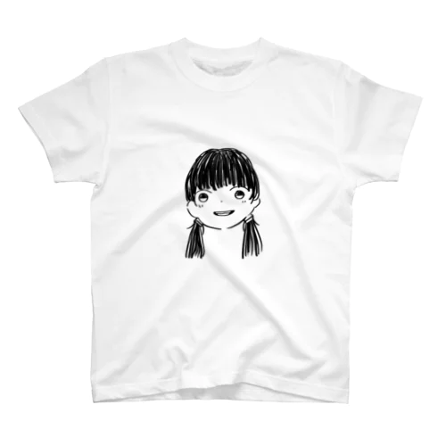 黒髪Girl Regular Fit T-Shirt