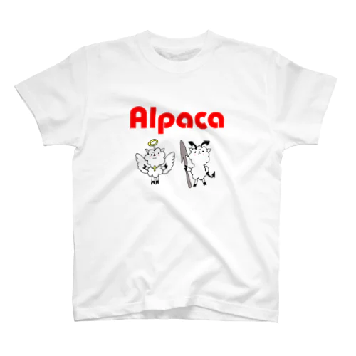 ぷりてぃアルパカ Regular Fit T-Shirt