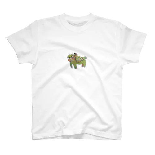 犬ゆるゆるソファ Regular Fit T-Shirt