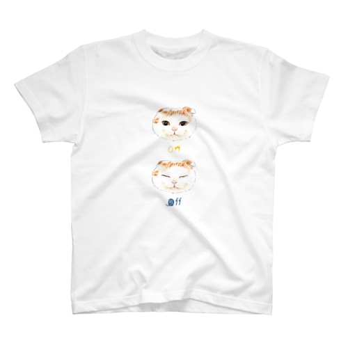 ON OFF CAT Regular Fit T-Shirt
