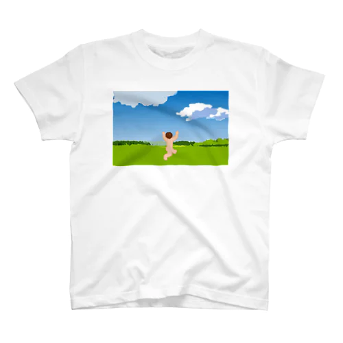 裸夫画『自由への雄叫び』 スタンダードTシャツ