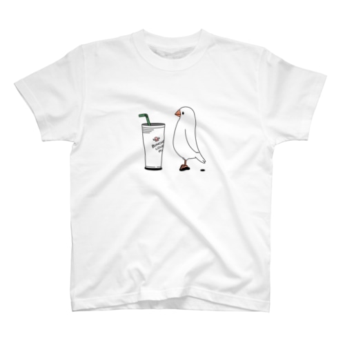 カフェ文鳥 Regular Fit T-Shirt