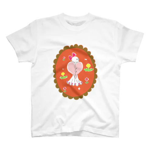 鳩子さんとお花畑 Regular Fit T-Shirt