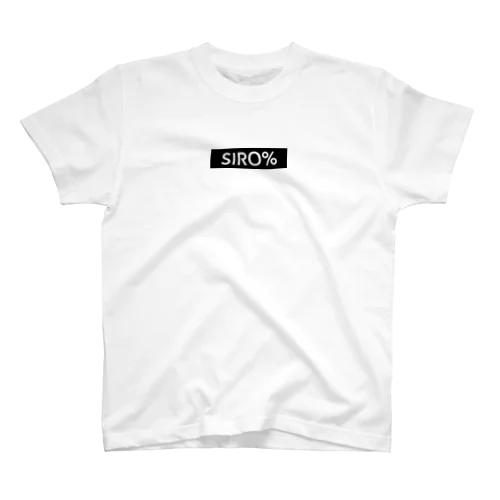 SIRO% BOX LOGO（Black） スタンダードTシャツ