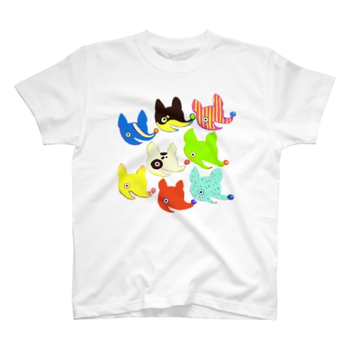 サイケなケモノたちのパーティ Regular Fit T-Shirt
