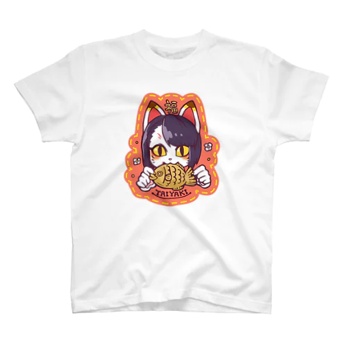 招き猫の福ちゃん スタンダードTシャツ