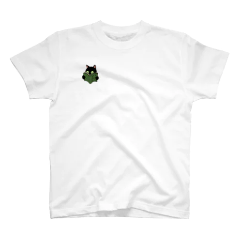 猫と植物図鑑 Regular Fit T-Shirt