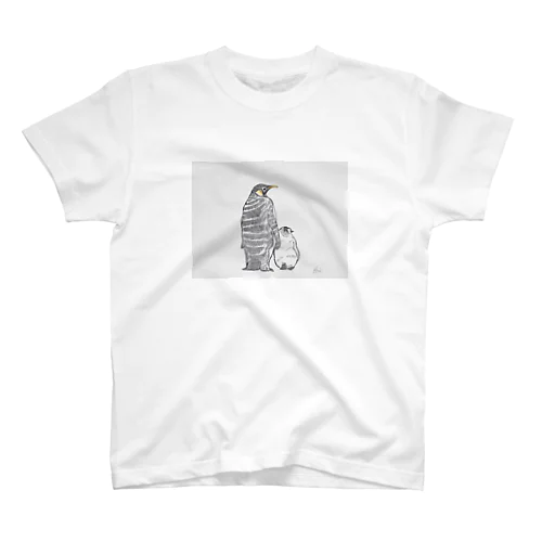 親子のペンギン スタンダードTシャツ