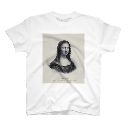 モナリザの肖像》 レオナルド・ダ・ヴィンチ作 ゼフィリン・フェリックス・ジャン・マリウス・ベリアール 1890年頃 1824 Regular Fit T-Shirt