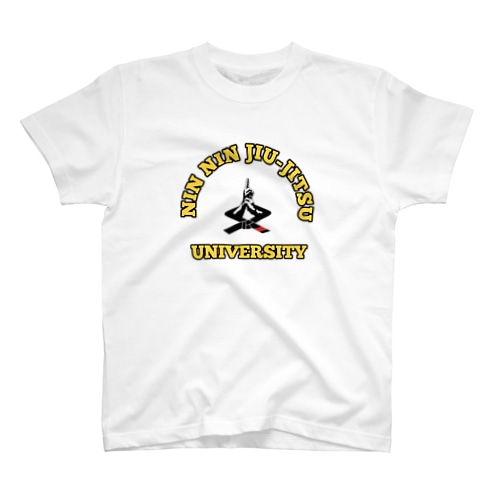カレッジロゴ 黄色 Regular Fit T-Shirt