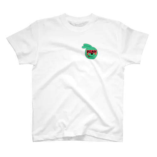 PLAY GREEN RABBIT スタンダードTシャツ