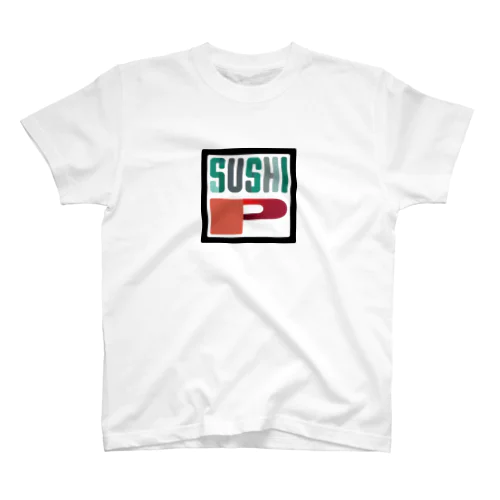 SUSHI P スクエアロゴ(COLORED) スタンダードTシャツ