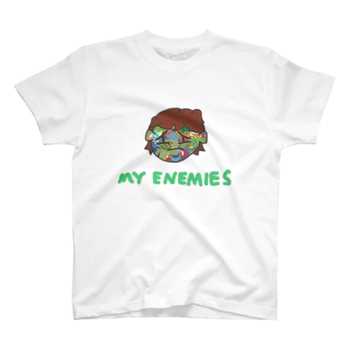 MY ENEMIES Regular Fit T-Shirt