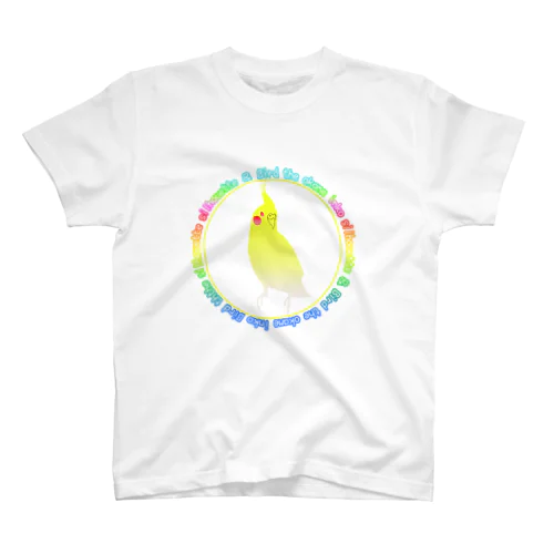 オカメインコシルエット スタンダードTシャツ