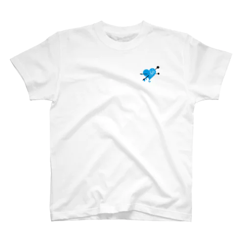 II HEART SST【BLUE】 Regular Fit T-Shirt