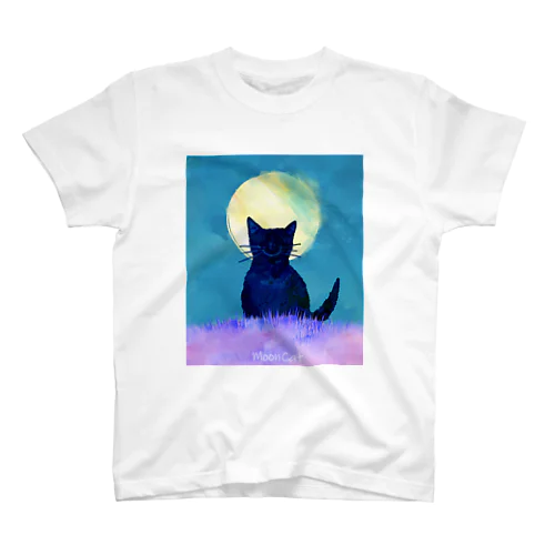 moon cat Regular Fit T-Shirt