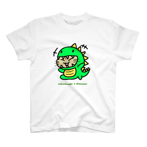 ねこだぬきザウルス ① Regular Fit T-Shirt