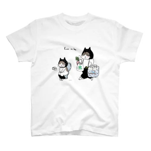 お買い物ねこ・トイレねこ スタンダードTシャツ