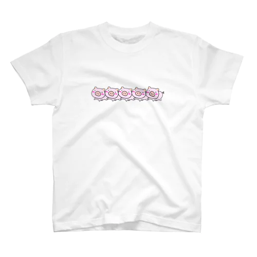 ぶたこのラインダンス スタンダードTシャツ