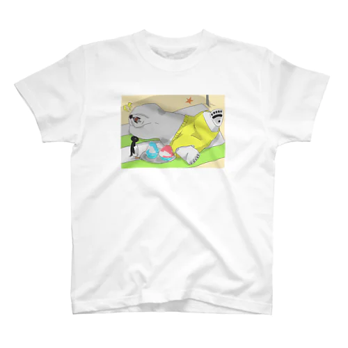 しろくまくん、キーンってなる Regular Fit T-Shirt