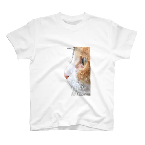 ネコニャン猫すけのイケ横顔 スタンダードTシャツ