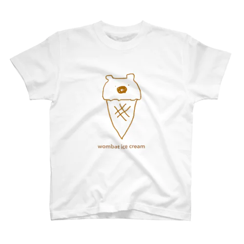 wombat ice cream スタンダードTシャツ