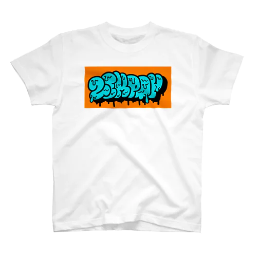 2EMPTY graffiti ロゴ Regular Fit T-Shirt
