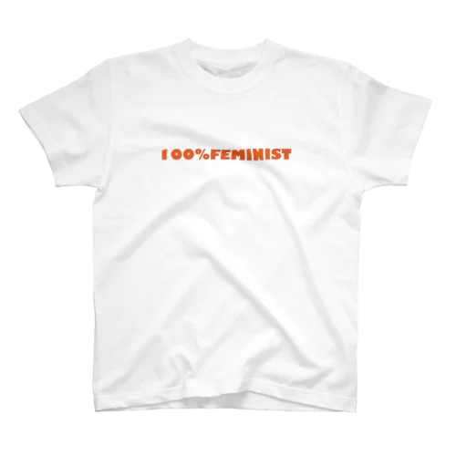 100%FEMINIST スタンダードTシャツ
