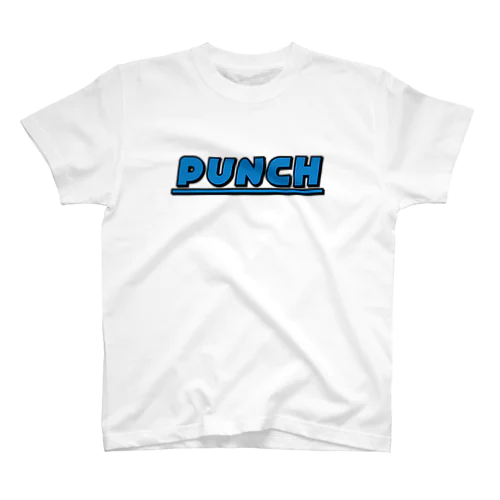 PUNCH ブルー スタンダードTシャツ