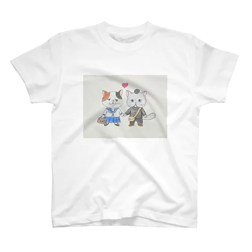 ずっと一緒　猫編 スタンダードTシャツ