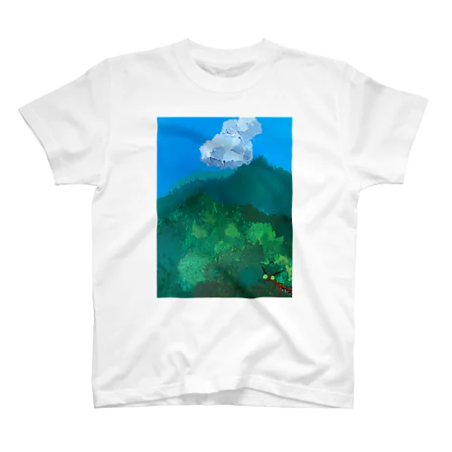 カマキリと夏の森 Regular Fit T-Shirt