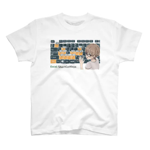 Excelきほんのショートカット スタンダードTシャツ