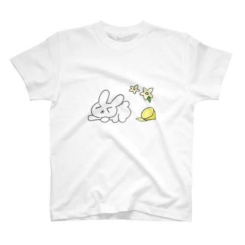 レモンうさぎ Regular Fit T-Shirt