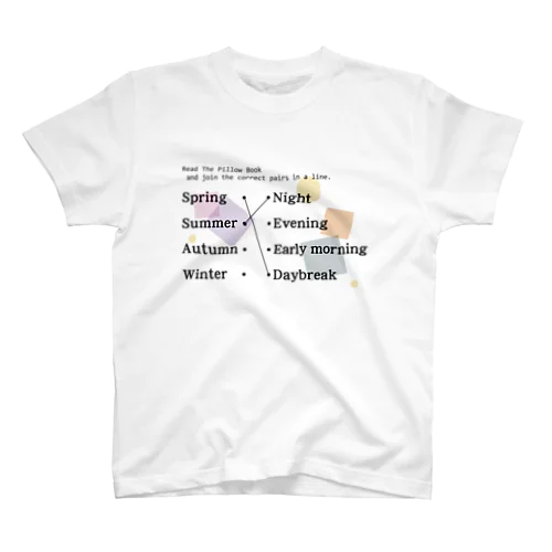 問題：枕草子　English編 スタンダードTシャツ