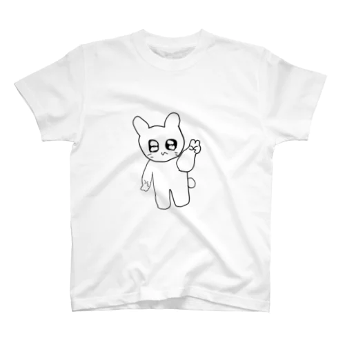 ぴーすうさぎ Regular Fit T-Shirt